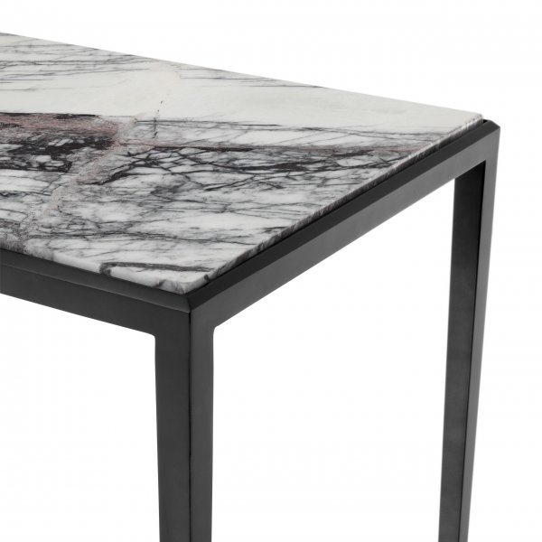 Side Table Cocktail - Bronze finish/Black marble