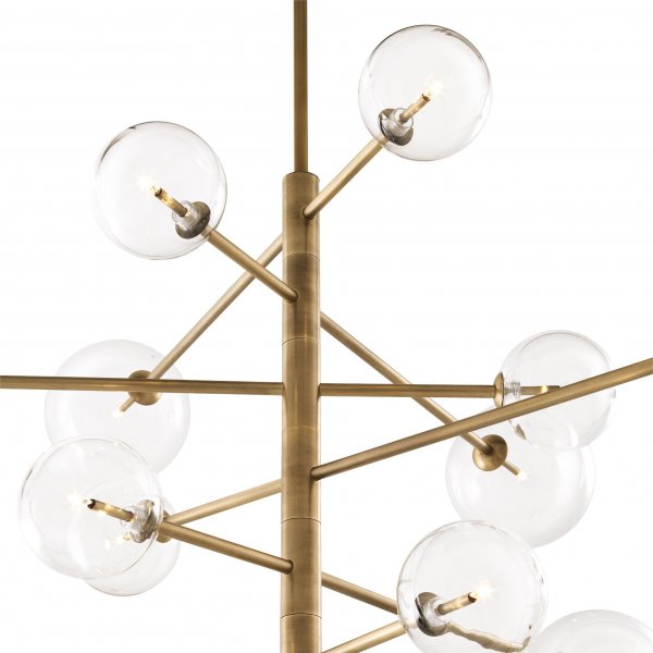 Chandelier Argento Large Brass