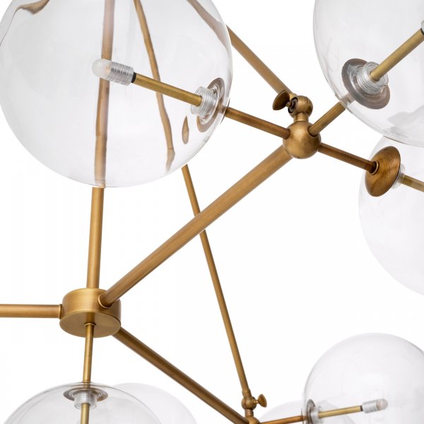 Chandelier Bermude Antique Brass
