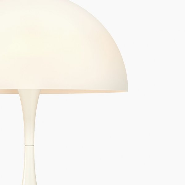 Bordlampa Panthella Mini, Vit opal akryl