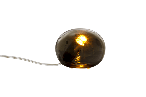Bordlampa Globus 13 cm, Rökgrå