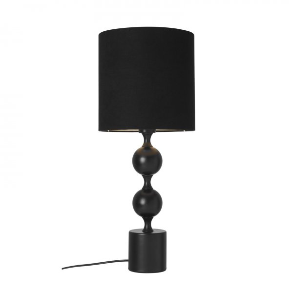 PRAKT BORDSLAMPA SVART/SVART SKÄRM