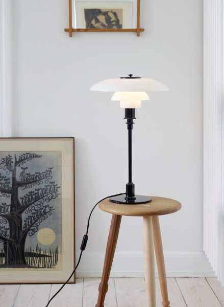 Bordlampa PH 3/2, Svart metalliserad