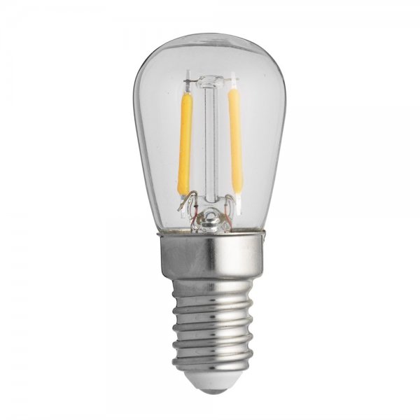 LED Lampa Päron E14 0,8W 2200K, Dimbar 