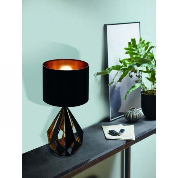 Carlton 5 Bordslampa Svart/Koppar