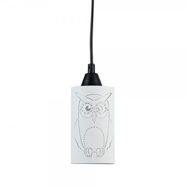 Ugglan Fönsterlampa Vit 