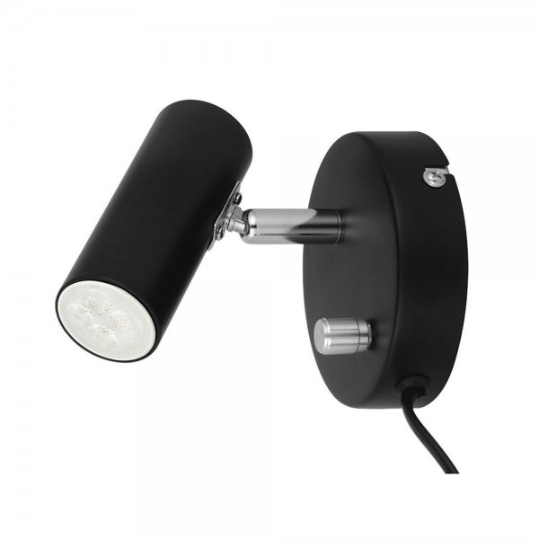 Mini Vägglampa Svart