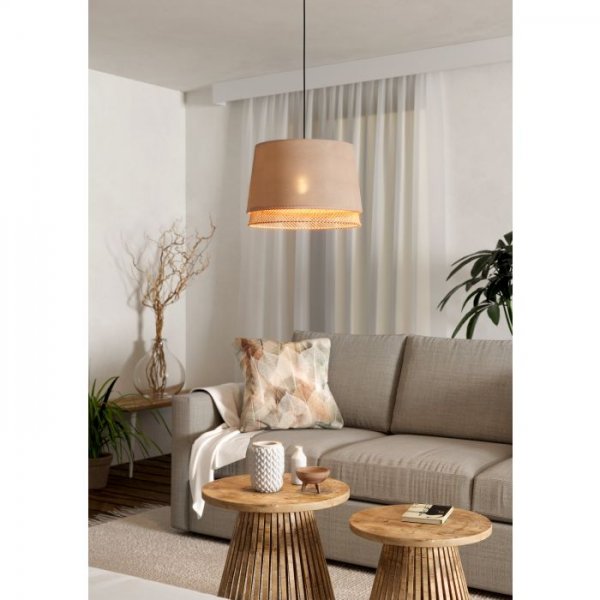 Tabley Pendel Svart/Beige