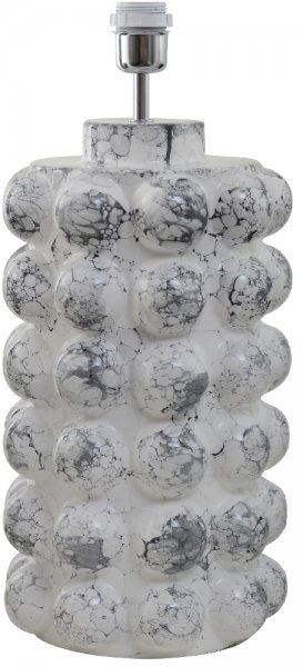 Lampfot Bubbels L, White Marble
