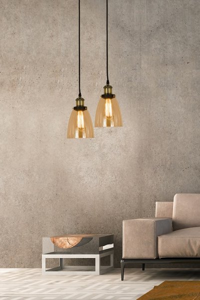 Becky Fönsterlampa Antik/Amber