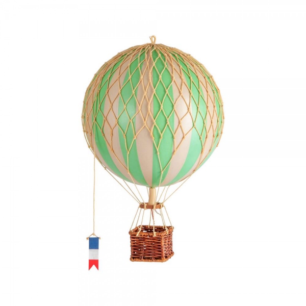 Luftballong Travels Light, Grön. 18 cm