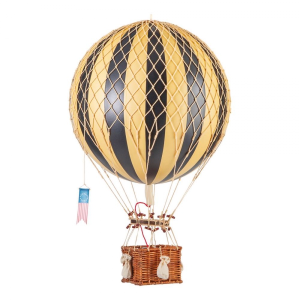 Luftballong Royal Aero, Svart. 32 cm