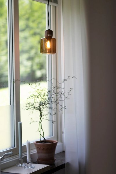 Dot 11 Fönsterlampa Brun