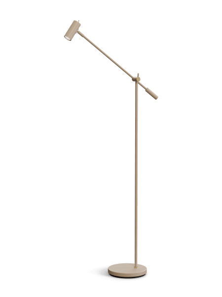 Cato Golvlampa nougat/mässing