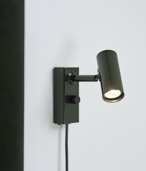Detalj av Cato enkel vägglampa