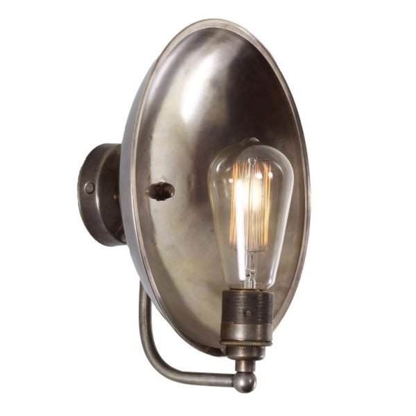 Vägglampa Cullen, Antique Silver 