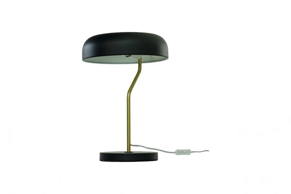 BREMEN Bordslampa Svart/Matt Mässing