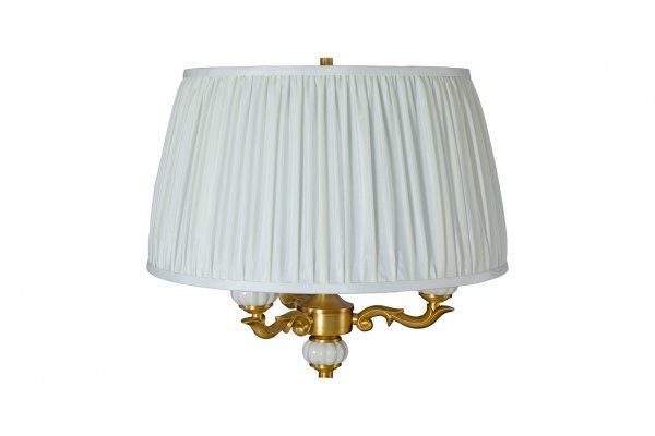 TOULOUSE Golvlampa Guld/Naturvit