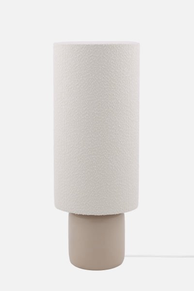Florian 30 Golvlampa Vit bouclé/Beige