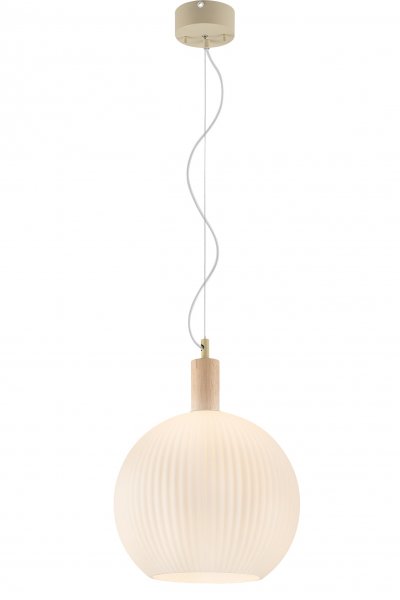LAPPONIA Ø35 Taklampa Trä/Vit