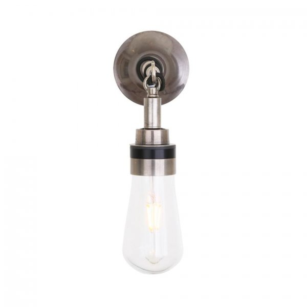 Vägglampa Mayim, Antique Silver IP65