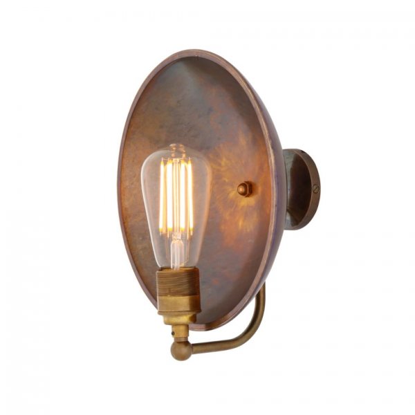 Vägglampa Cullen, Antique Brass 