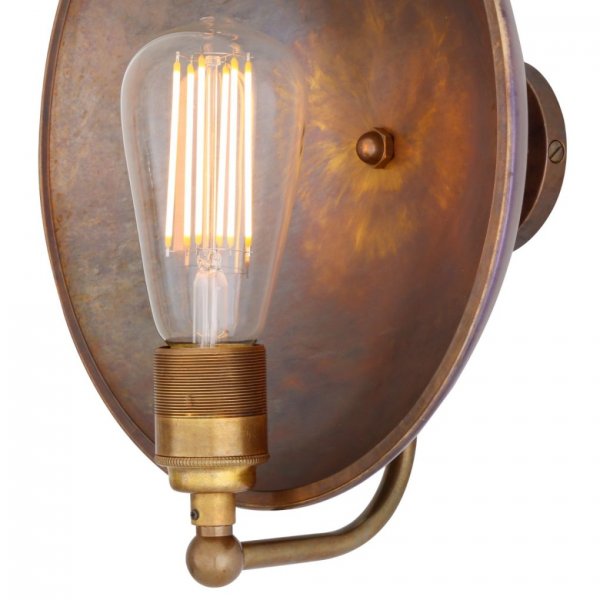 Vägglampa Cullen, Antique Brass 