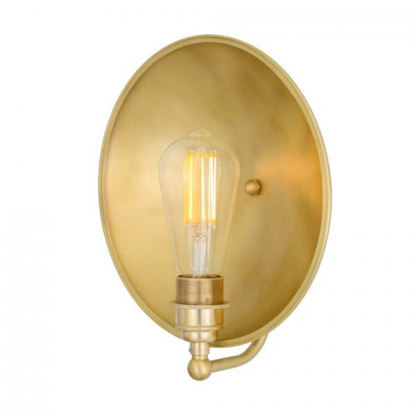 Vägglampa Cullen, Satin Brass