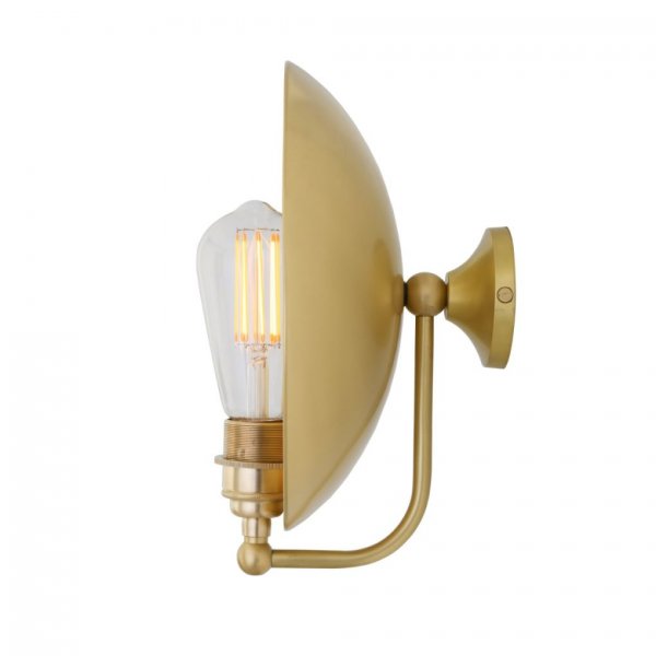 Vägglampa Cullen, Satin Brass