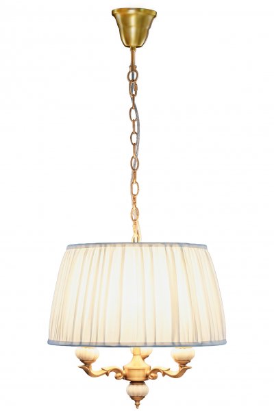 TOULOUSE Taklampa Guld/Naturvit