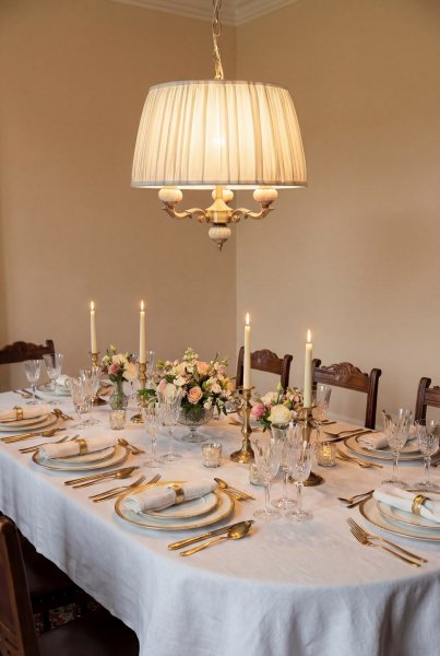 TOULOUSE Taklampa Guld/Naturvit