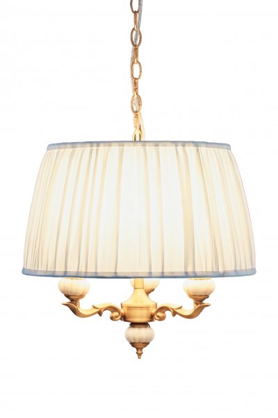 TOULOUSE Taklampa Guld/Naturvit