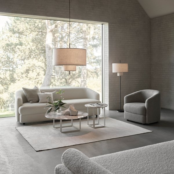 Margin Golvlampa Beige/Black