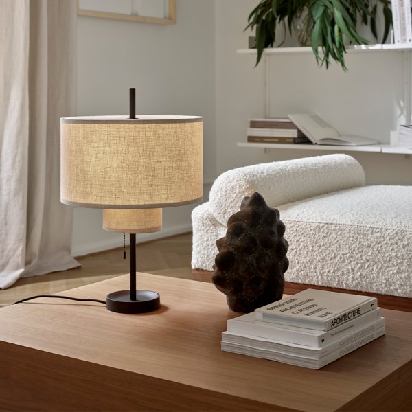 Margin Bordslampa Beige/Black