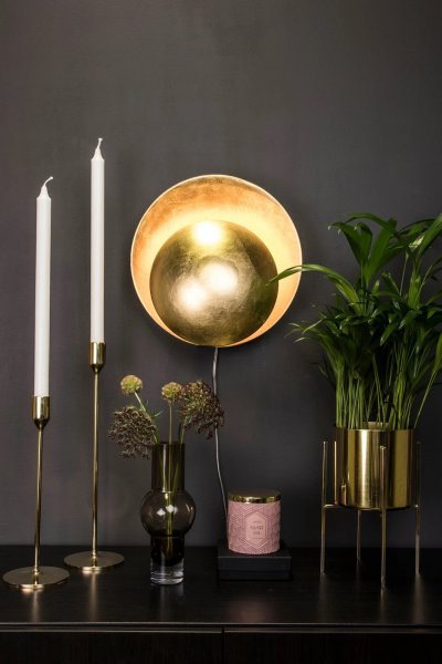 Orbit Vägglampa Mässing