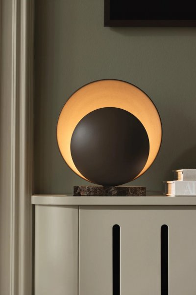 Orbit Bordslampa Mocha/Brun marmor