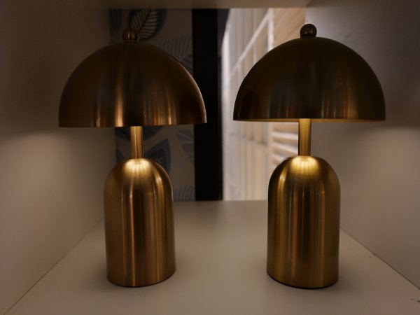 Bordslampa Guld Uppladdningsbar