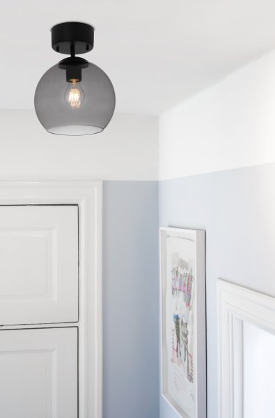 Salle Plafond Svart/Rök