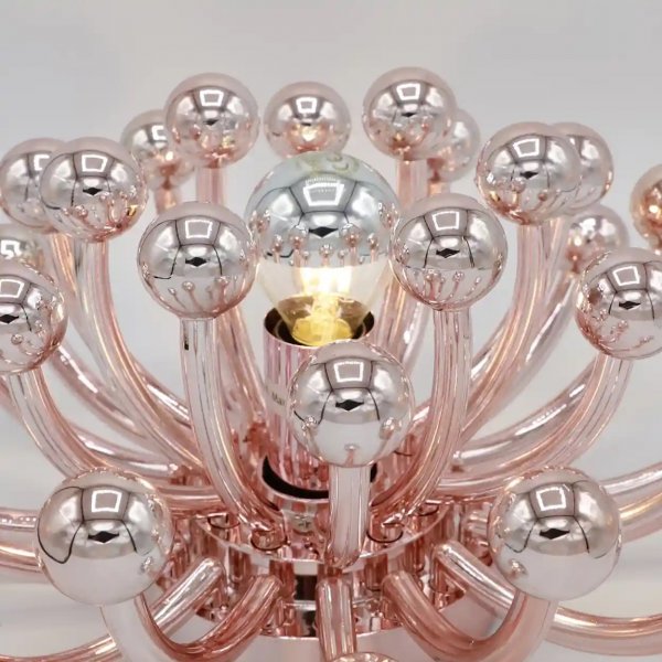 Pistillino Vägg/Taklampa Rosé