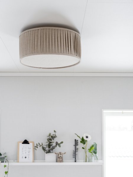 Plissé 45cm Plafond Natur