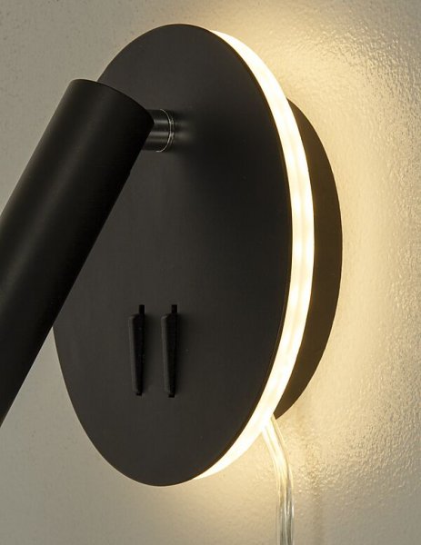 Ace Vägglampa Svart 