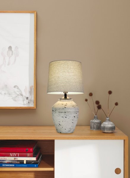 Rustica Bordslampa Rustik grå