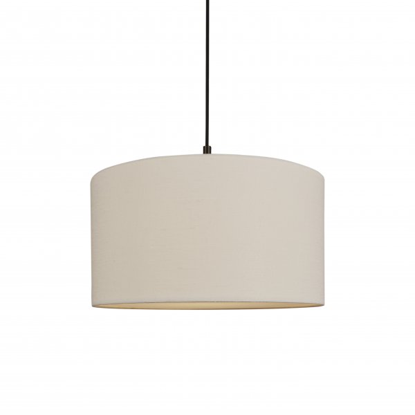 Pendel Soft Ø44 linne vit/metallic bronze