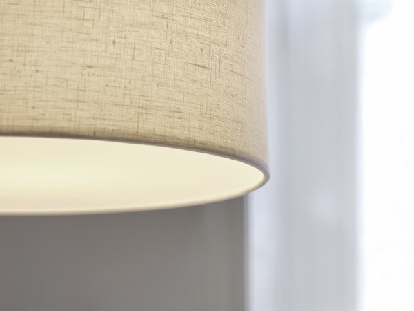 Pendel Soft Ø44 linne natur/metallic bronze detalj