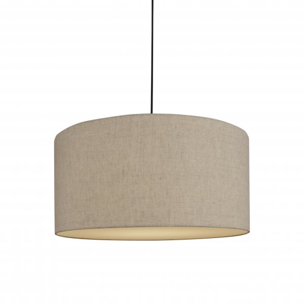 Pendel Soft Ø60 linne natur/metallic bronze