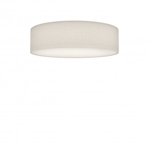 Soft Plafond Ø44 vit linne