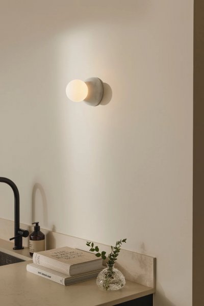 Torrano 13 (IP44) Vägglampa/Plafond Vit marmor