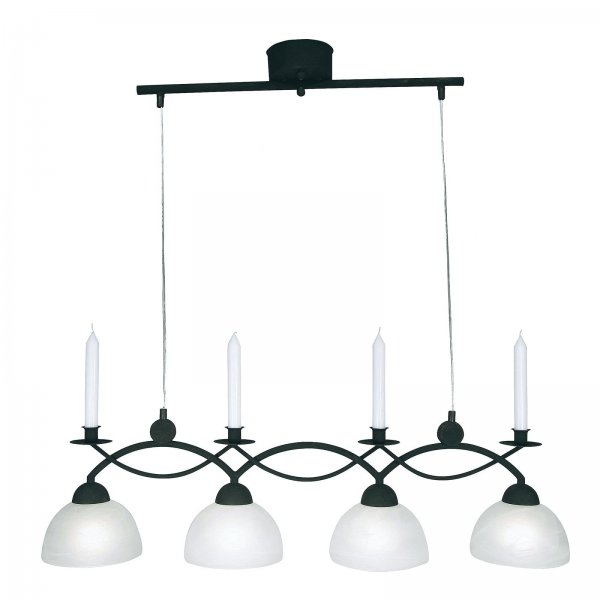 Florens Taklampa Antik svart