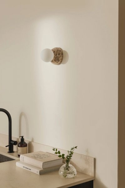 Torrano 13 (IP44) Vägglampa/Plafond Brun marmor