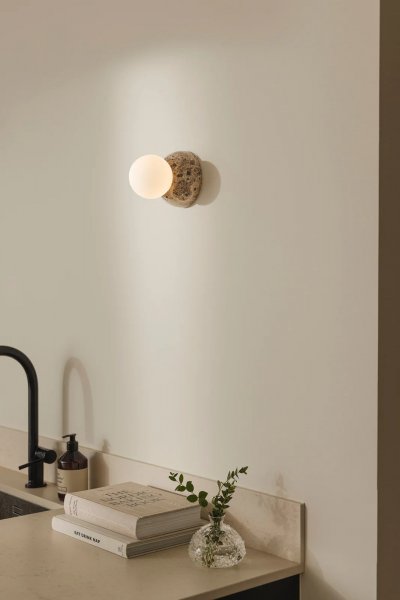 Torrano 13 (IP44) Vägglampa/Plafond Brun marmor